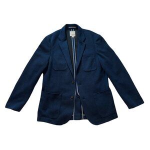Life/After/Denim Navy Wool Blend Knit Jacket